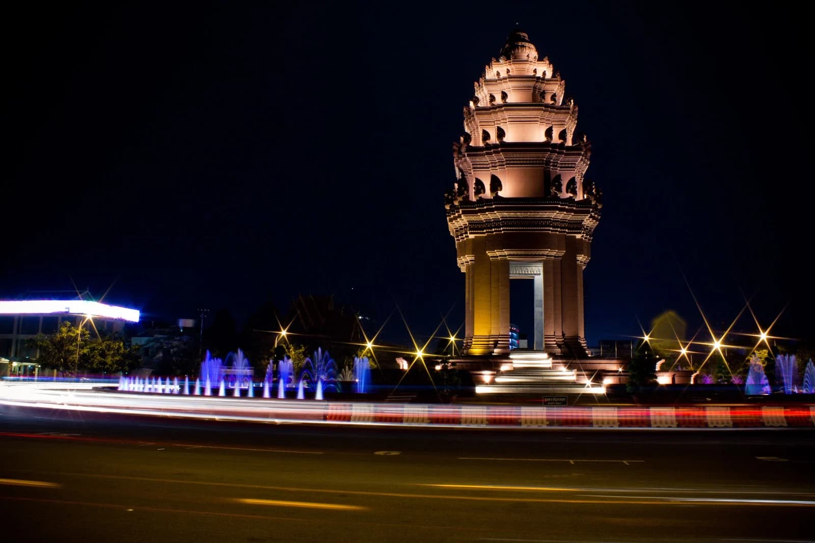 Independence Monument in Phnom Penh Cambodia