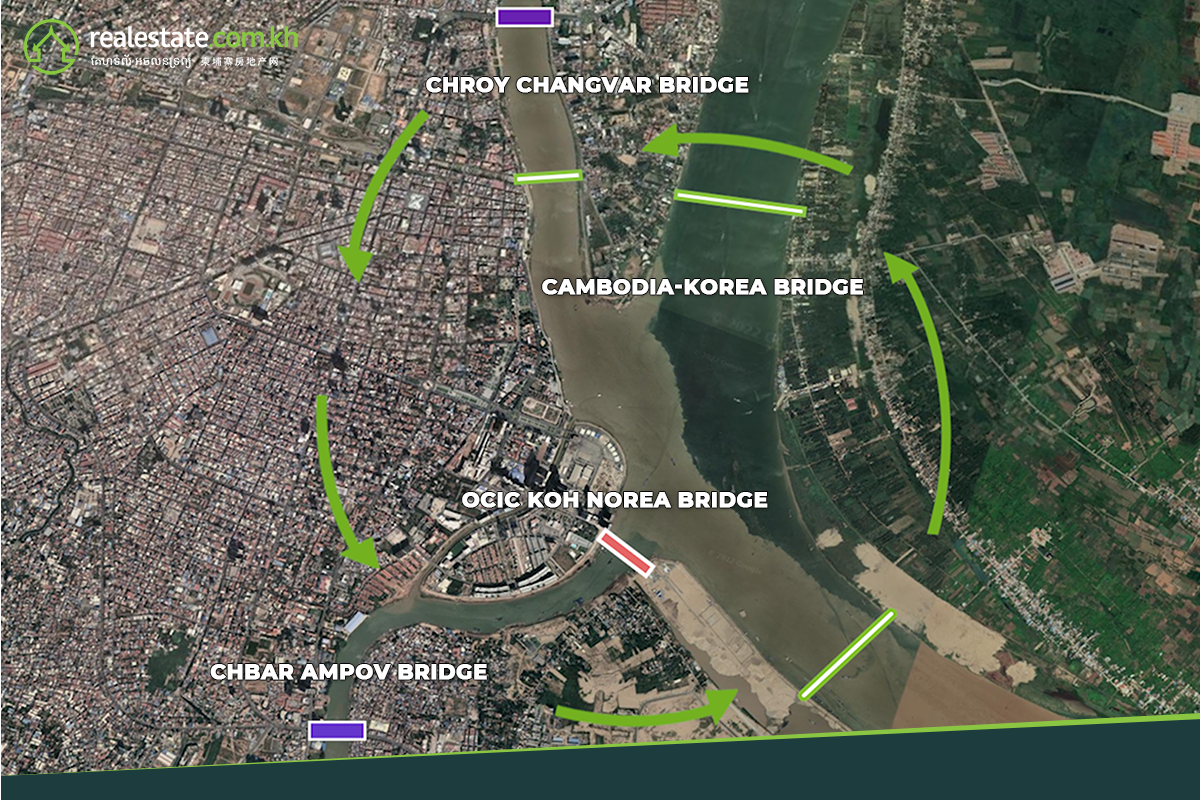 Phnom Penh's riverfront is always the prime for properties