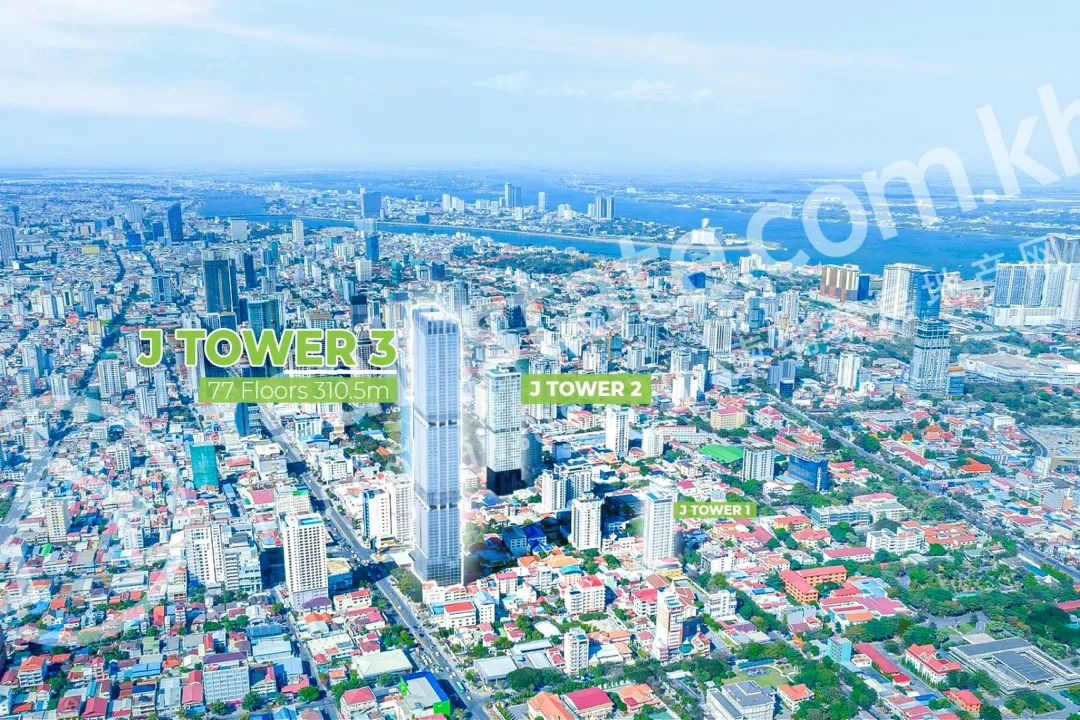 一家日本大型房地产开发商将在金边市中心建设77层310米高摩天大楼！