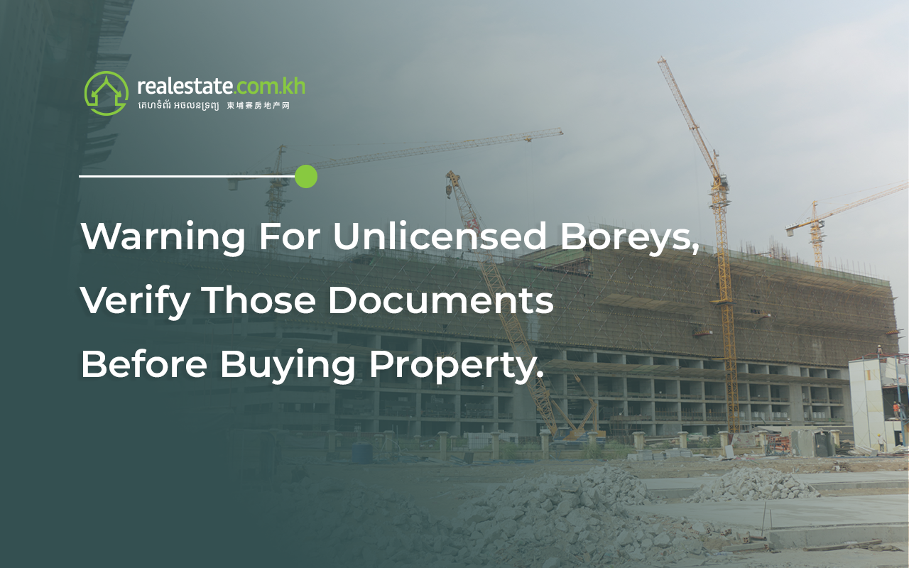 Warning For Unlicensed Boreys, Verify Those Documents Before Buying Property
