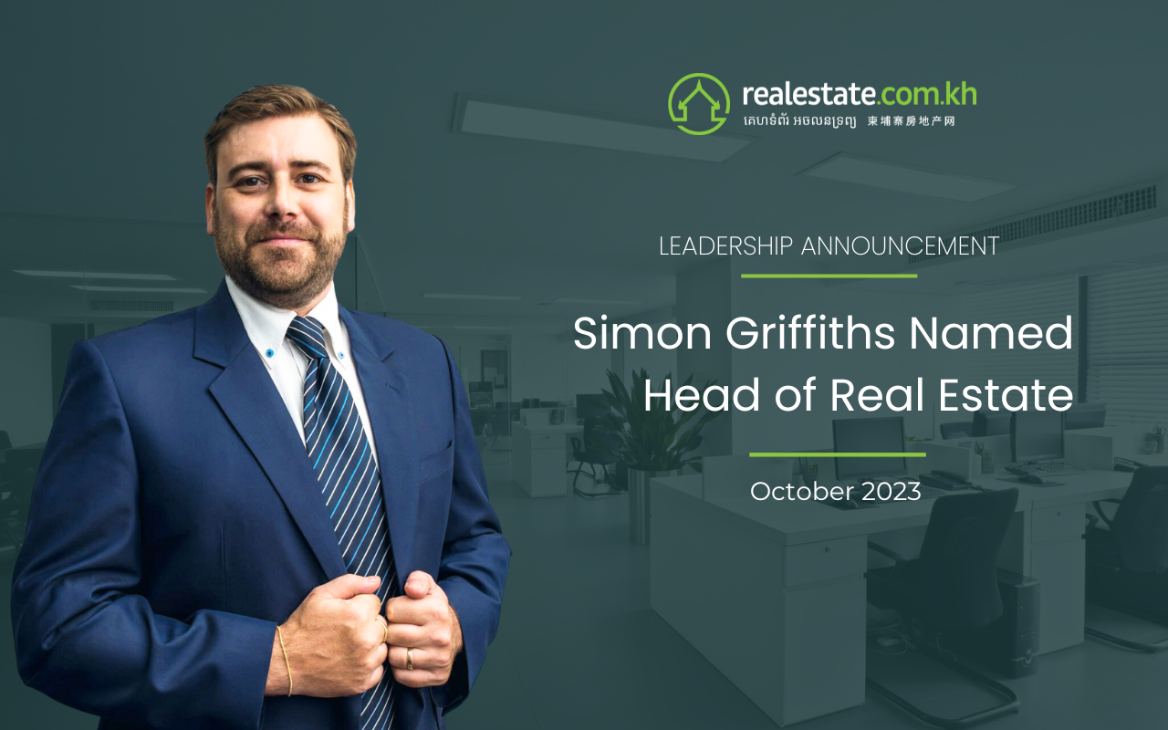 Realestate.com.kh welcomes Simon Griffiths as Head of Real Estate