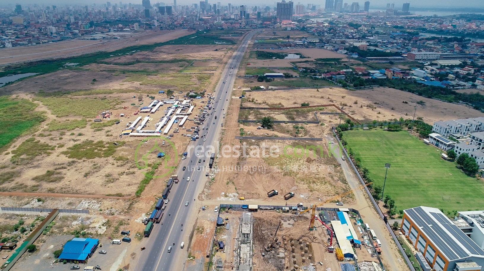 Land along Hun Sen Blvd.: Emerging favorite among local & int’l property developers