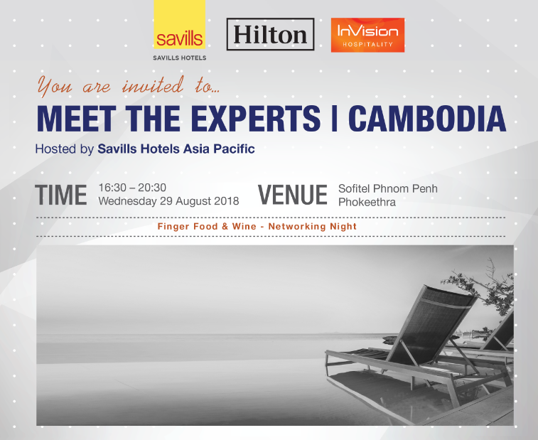Savills & Partners to hold forum on trends, future of Cambodia’s hospitality industry
