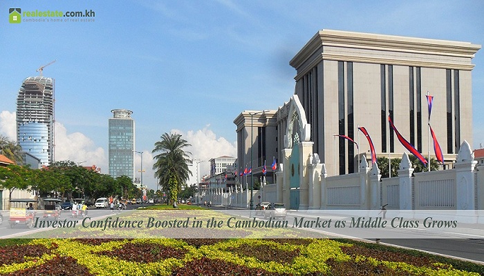 Investor Confidence Boosted in the Cambodia Market as Middle Class Grows