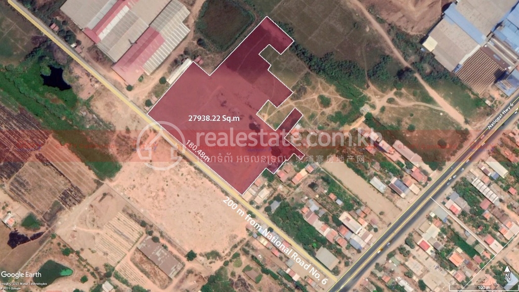2.7-Hectare-Land-For-Sale-200m-From-NR6-Preaek-Anhchanh-Commune-Img1.jpg