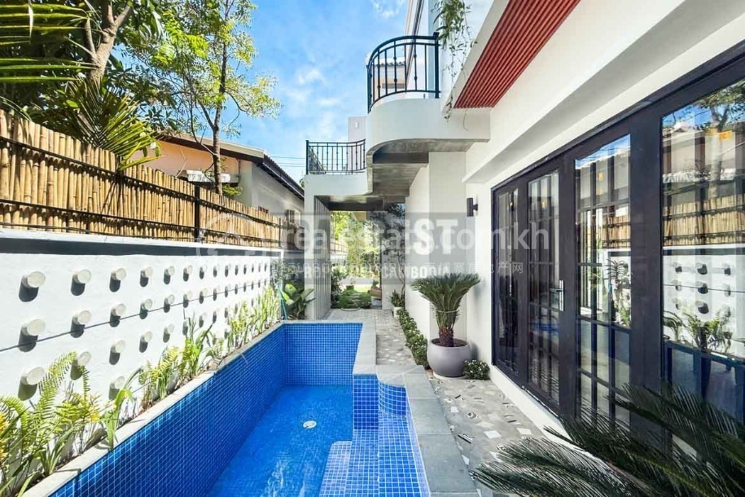 Stunning 4 Bedroom House For Rent With Pool In Siem Reap - Cambodia-Pool.jpg