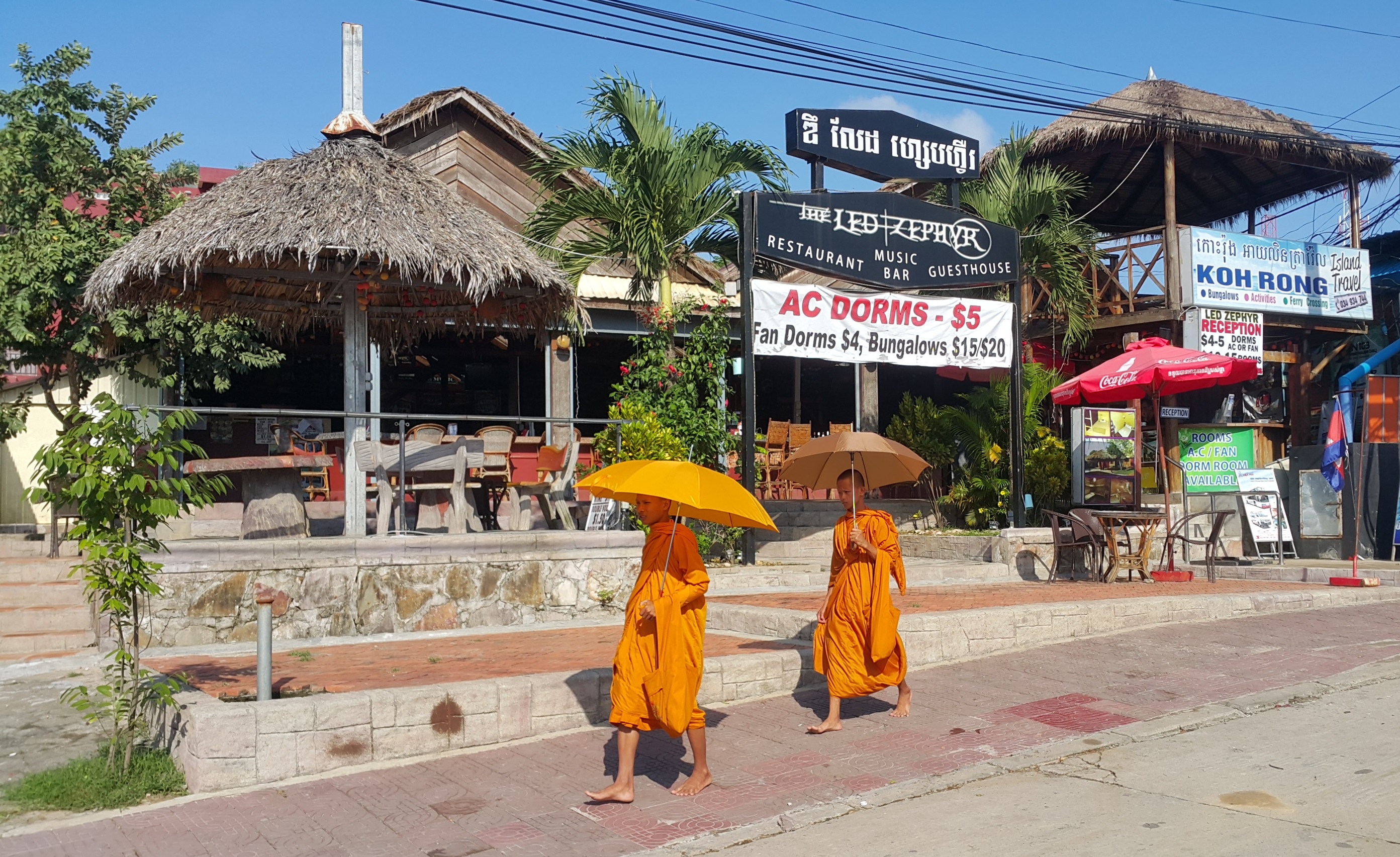 Zephyr_Sihanoukville_-_Frontage_with_Monks